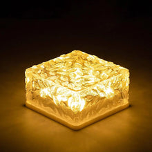 Ice Cube Shaped Decorative Solar Warm Lights for Garden, Pathway & Parties !