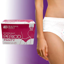 Emergency Travel Kit for Women: Seamless Underwear, Pantyliners, Feminine Hygiene Sachets & First Period Kit (10 Pcs)