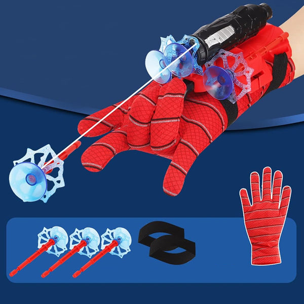 Web Shooter Toy for Kids, Launcher Wrist Gloves Toys For Kids, Boys Superhero Gloves Role-Play Toy Cosplay, Sticky Wall Soft Bomb Funny Children's Educational Toys