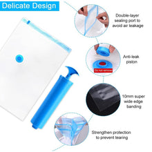 Big Capacity Space Saving Vacuum Storage Bags for Travel Clothes Blankets Pillows (5 Pcs Set)