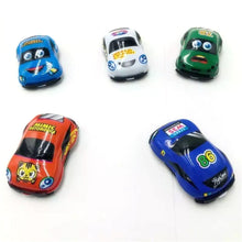 Colorful mini pull back cars, suitable for kids' amusement and games.