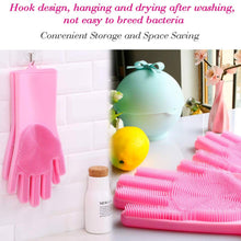 Multi-Purpose Cleaning & Dish Washing Scrub Gloves For Kitchen & Bath!