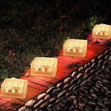 Ice Cube Shaped Decorative Solar Warm Lights for Garden, Pathway & Parties !