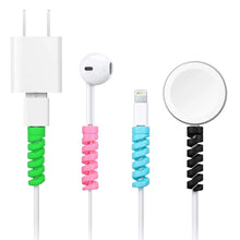 Spiral Data Cable Charger Protector | All Universal Earphone & Cable Cover (Pack of 10)