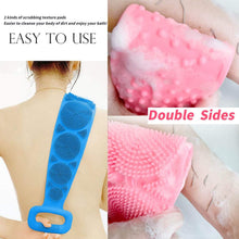 Eco Friendly Silicone Body Scrubber Shower Strap