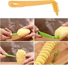 Tornado Potato Fun! 🍟 4-Spit Spiral Cutter !